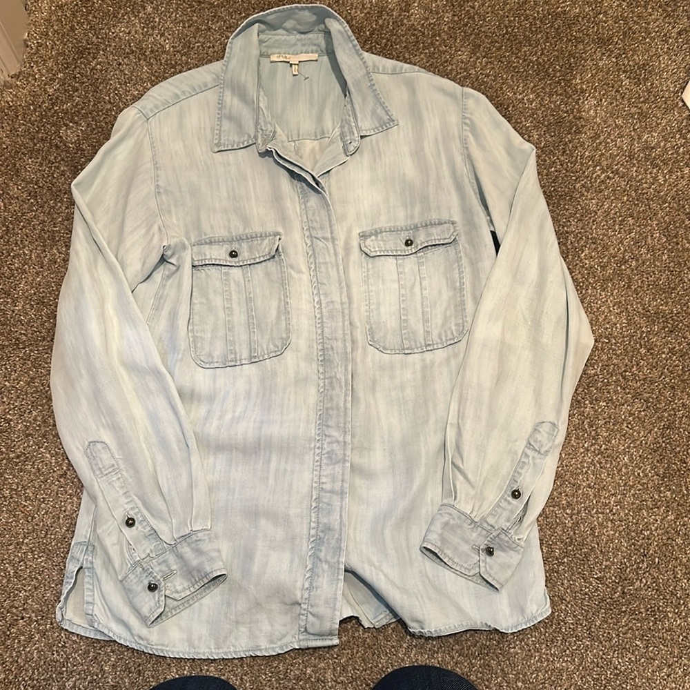 Maje Denim Button down shirt